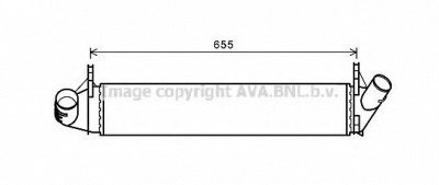 AVA QUALITY COOLING da4006 -  Интеркулер